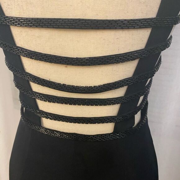 Niteline della roufogali black dress, size 6 - Picture 10 of 12